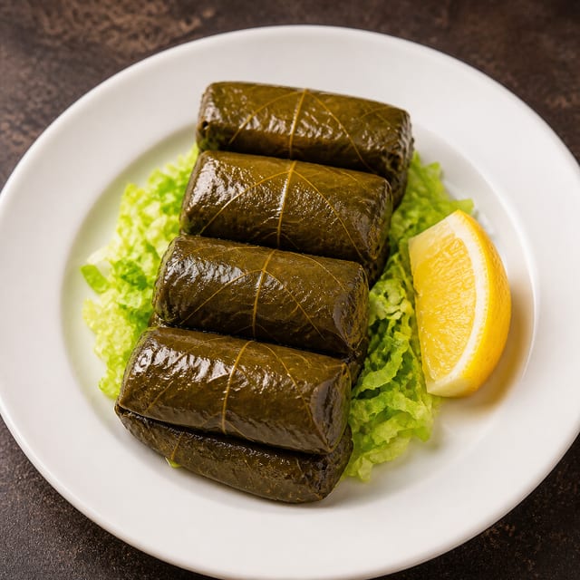 Dolmades (V).