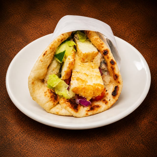 Halloumi Gyro.